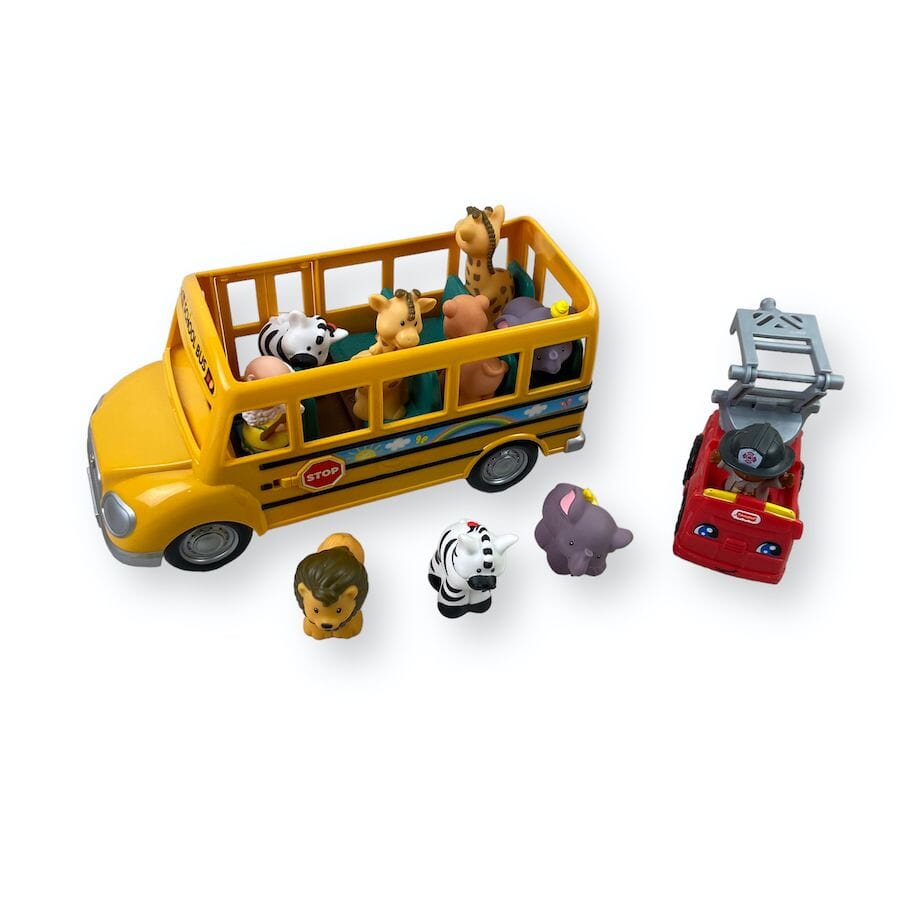Mixed Brand Animal Bus Bundle Toys 