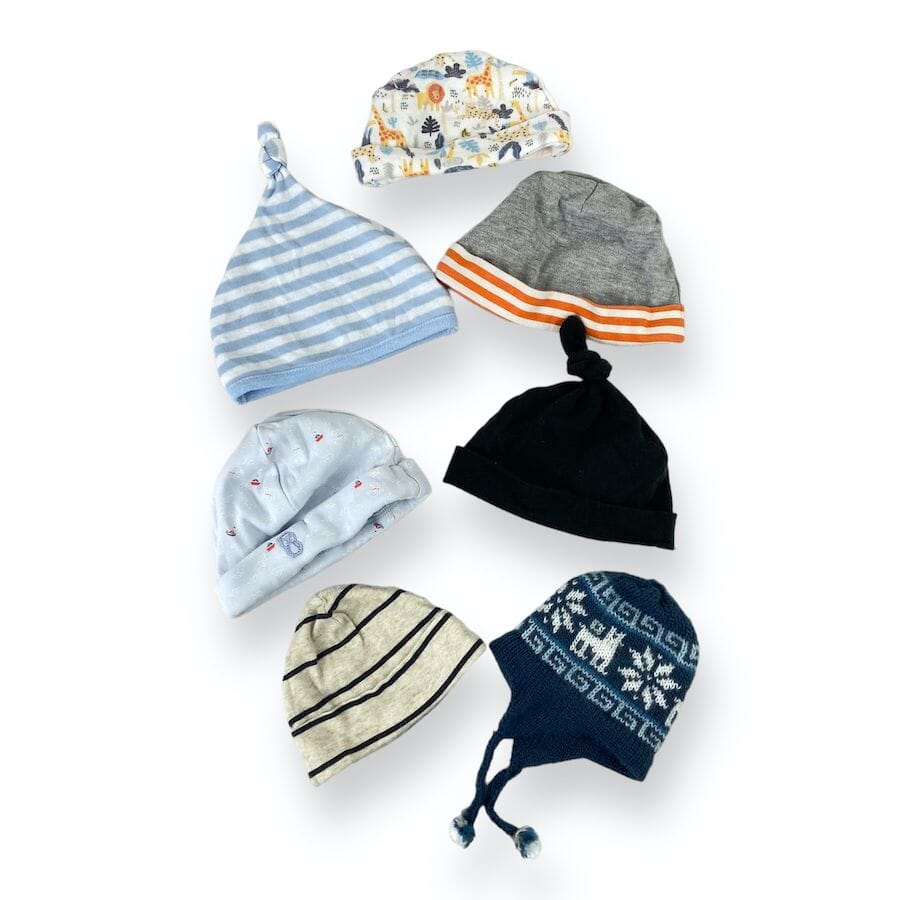 Mixed Brands Infant Cap Bundle Clothing 