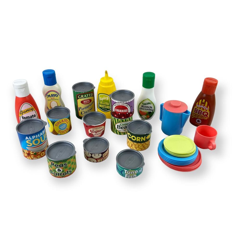 Mixed Play Food Bundle with Condiments Toy Kitchens & Play Food 