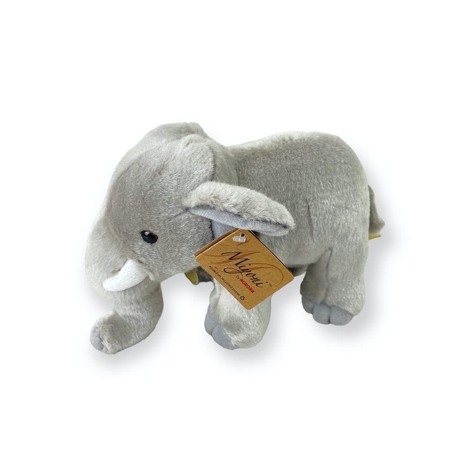 Miyoni 9.5" Asian Elephant Plush Toy Toys 