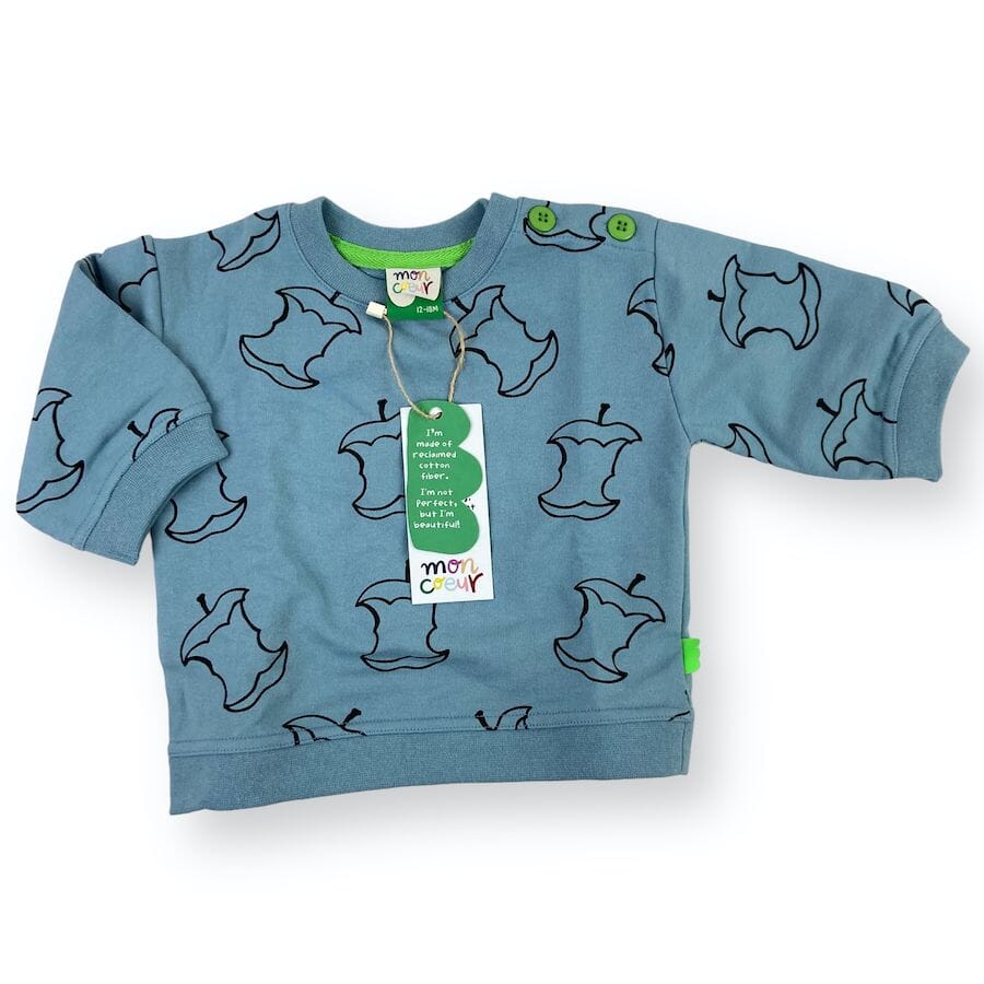 Mon Coeur - Mon Coeur Apples - Print Summer Sweatshirt 12 - 18M