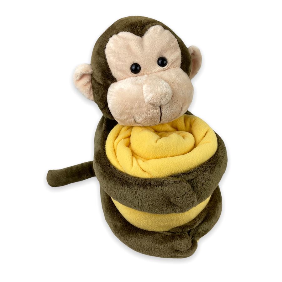 Monkey Plush and Blanket 