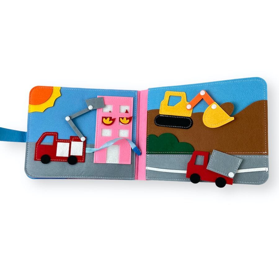 Zalmoxe - Montessori Busy Felt Book