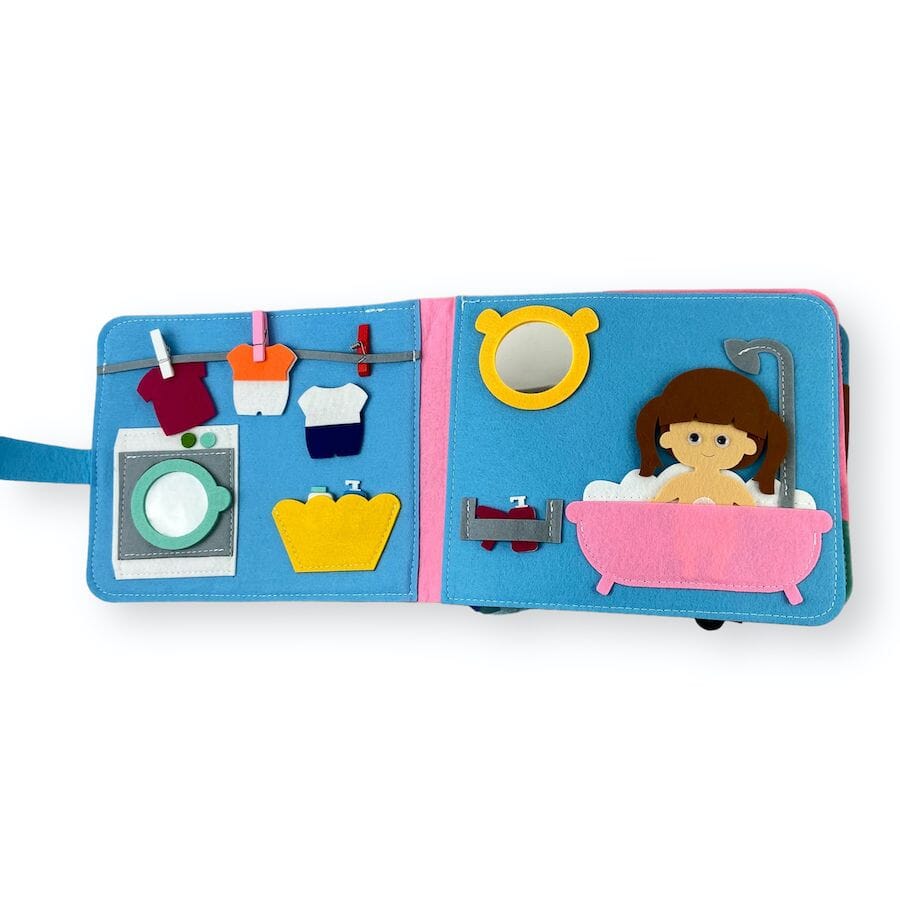 Zalmoxe - Montessori Busy Felt Book