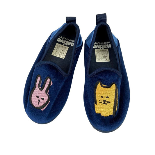 TOYCYCLE - Native Malibu Velvet Child Slippers C8