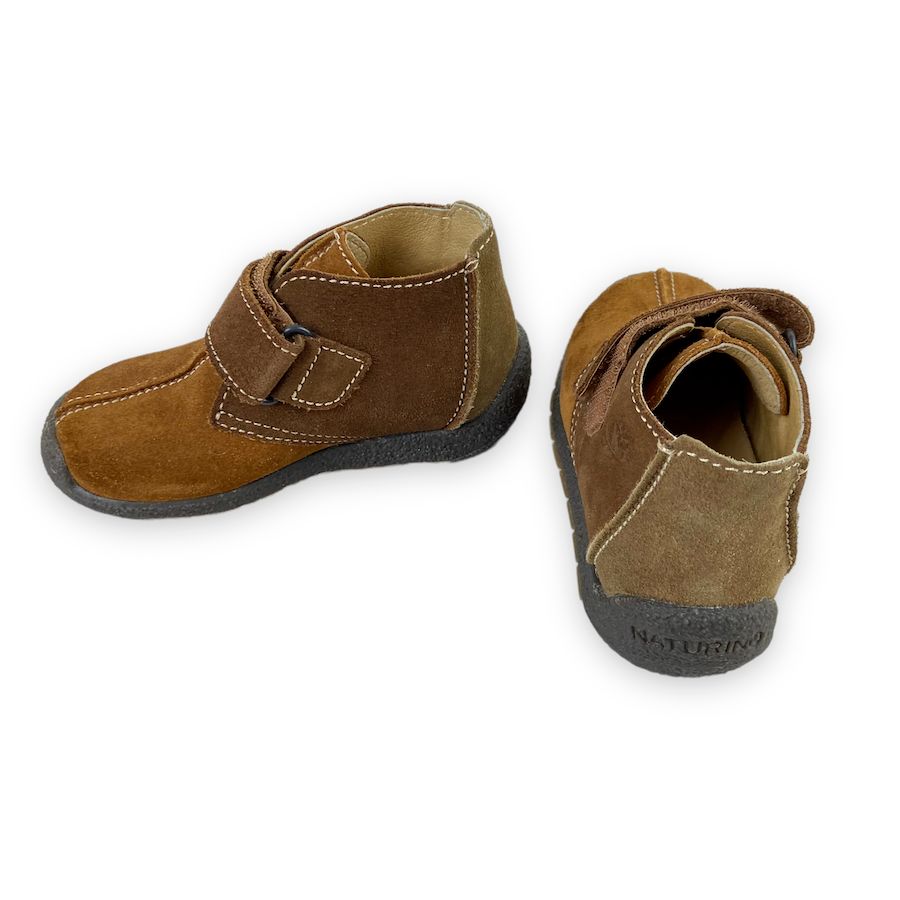 TOYCYCLE - Naturino Velcro Strap Brushed Suede Boots Size 7