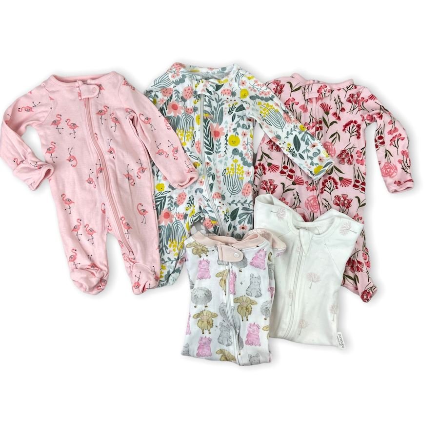 TOYCYCLE - Newborn Footed Sleeper Bundle