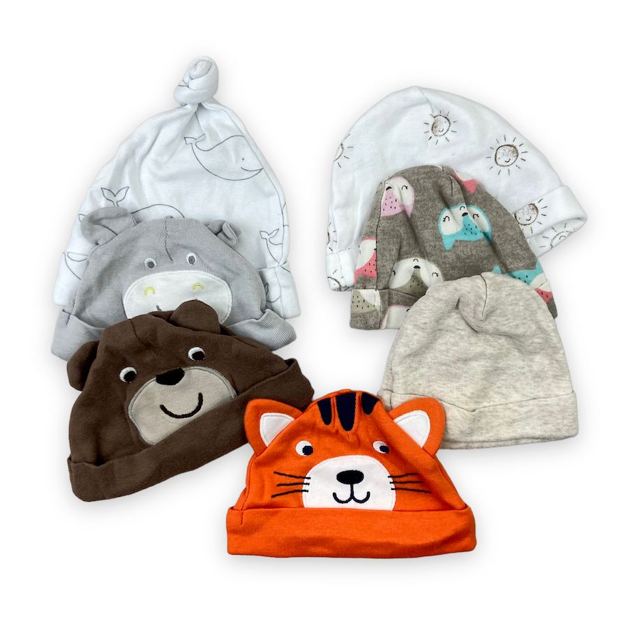 TOYCYCLE - Newborn to 6M Infant Cap Bundle