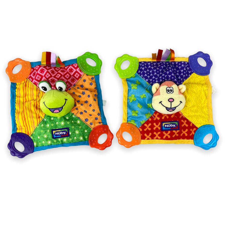 Nuby Teething Blankie Set 