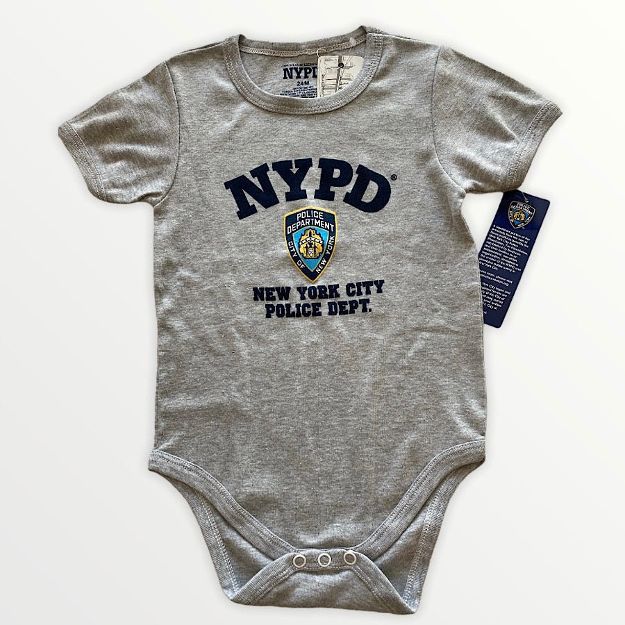 TOYCYCLE - NYPD Gray Onesie 24M