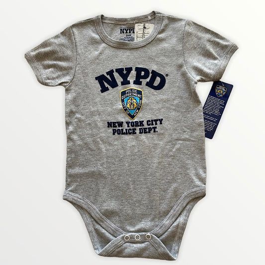 TOYCYCLE - NYPD Gray Onesie 24M
