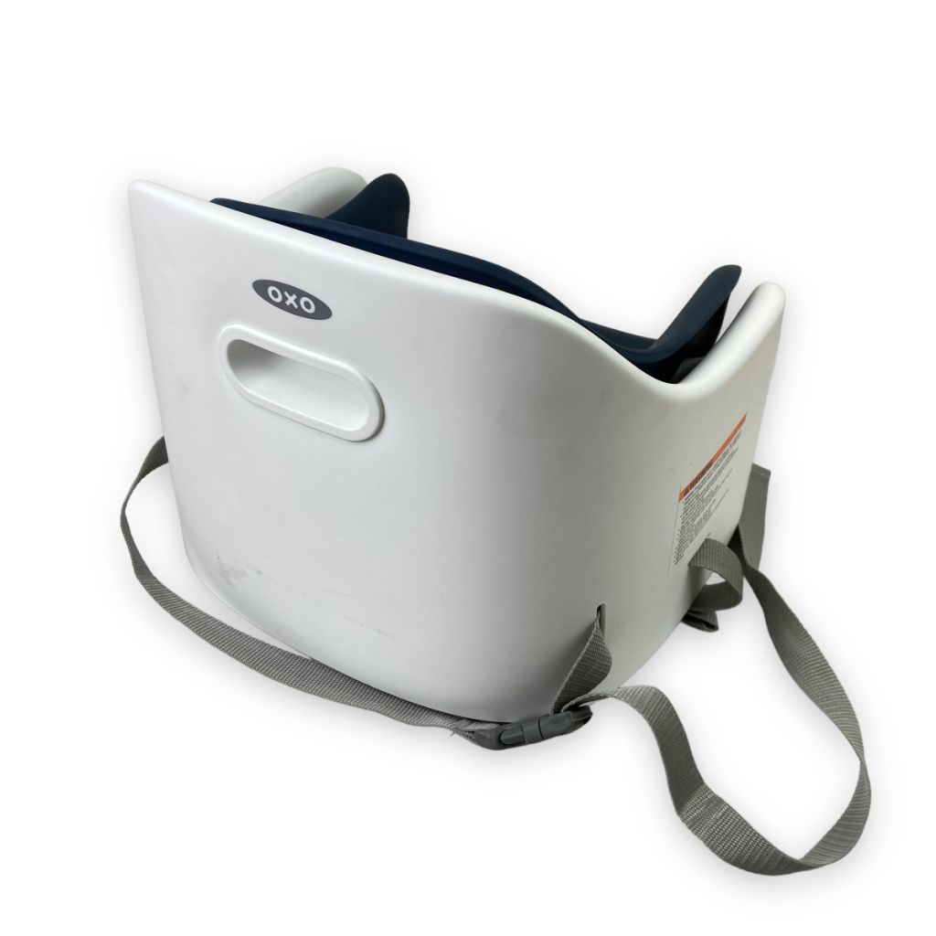 OXL Booster Seat - White & Navy Booster Seat 