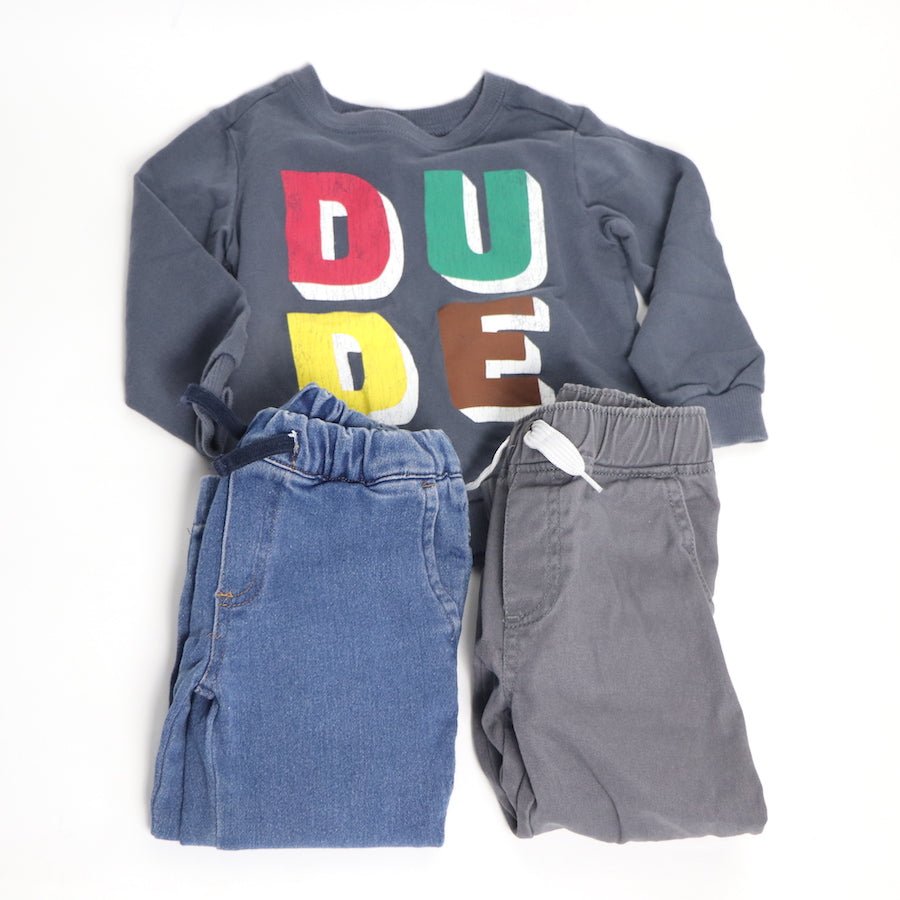 TOYCYCLE - Pant & Sweatshirt Bundle 24M