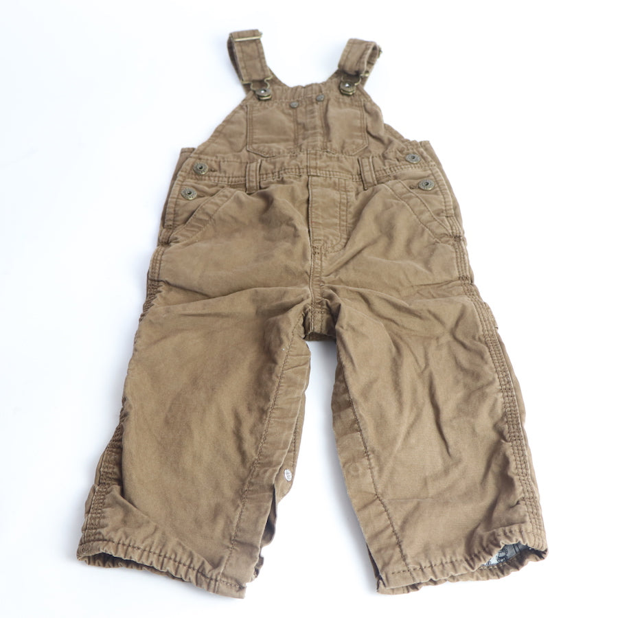 Peanuts by Baby Gap Overalls Size 12-18M 