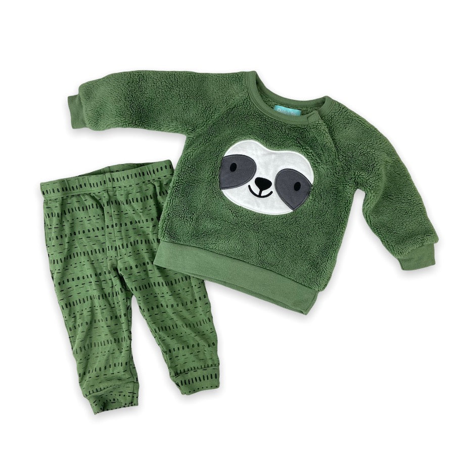 Pekkle Sloth Outfit 12M 