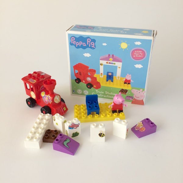 Cpa toy Peppa Pigcasa Blocks Construction Figure