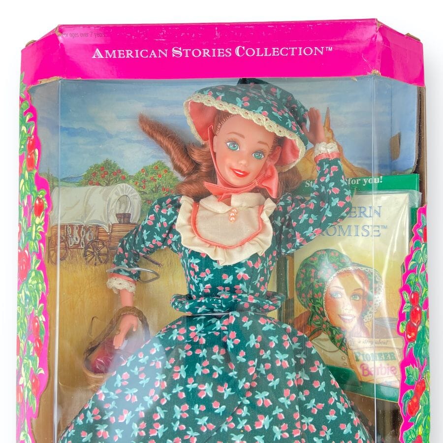 Pioneer Barbie with Western Promise Book Dolls 