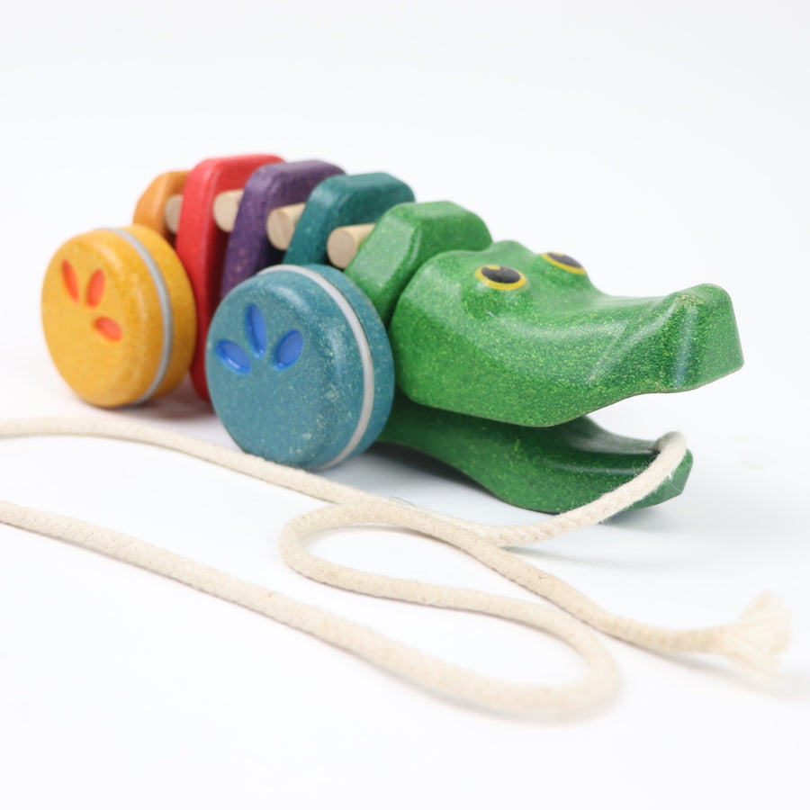 Plan Toys Rainbow Alligator & Melissa & Doug Peek-a-Boo Turtle 