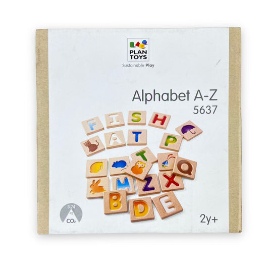 PlanToys - PlanToys Alphabet A - Z Wooden Tiles