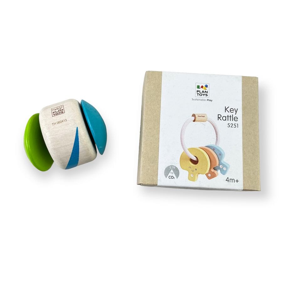 PlanToys - PlanToys Baby Toys Bundle with Key Rattle