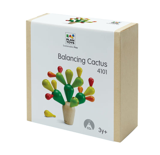 PlanToys Balancing Cactus front shot box SKU 4101