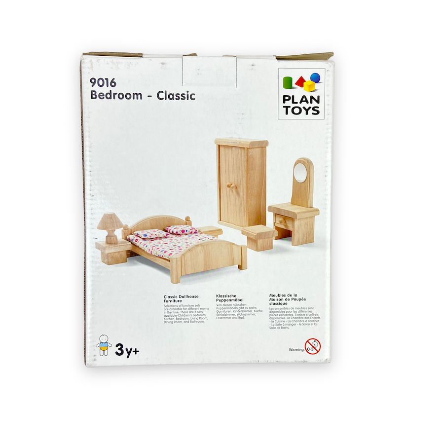 PlanToys Bedroom - Classic Doll Furniture Toys 