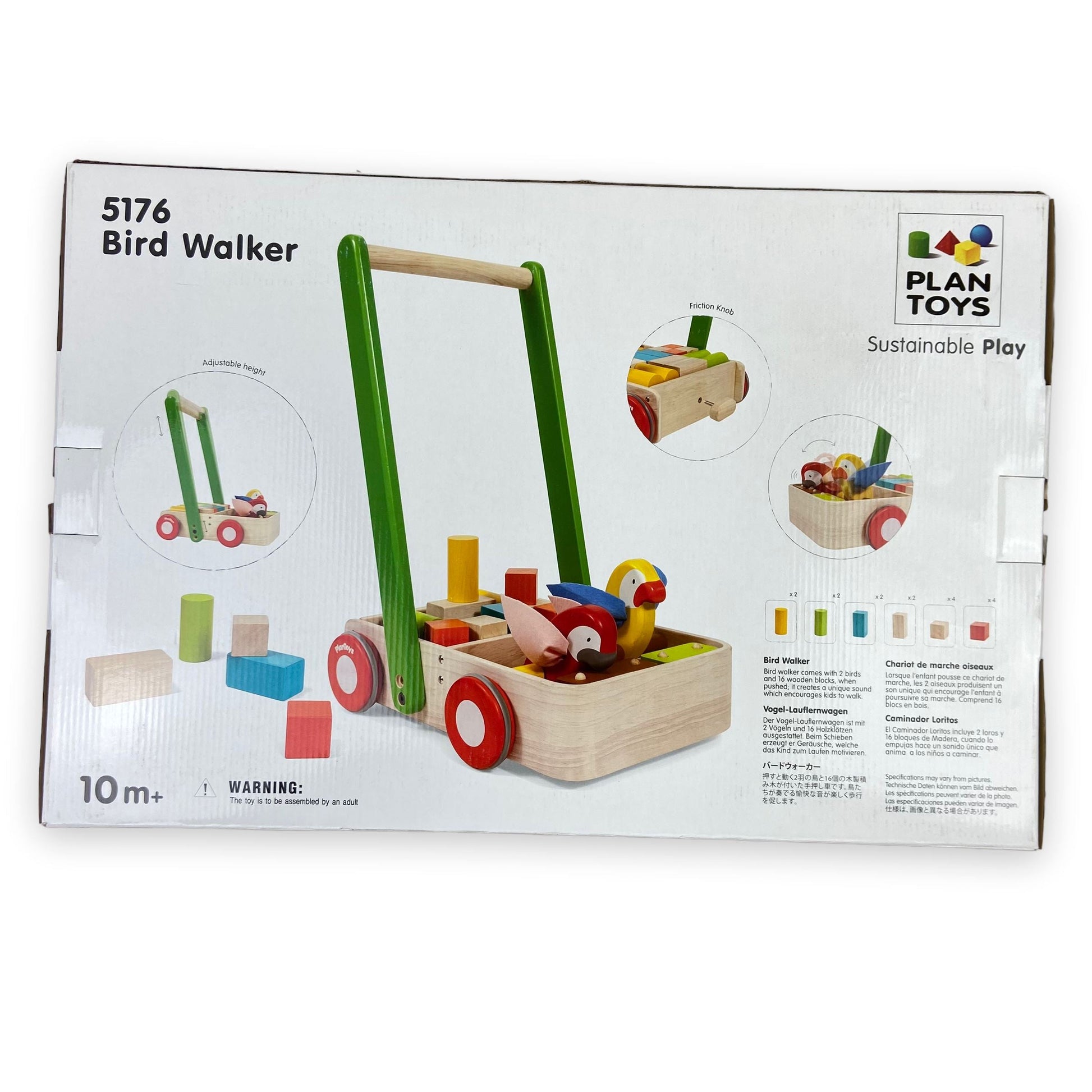 PlanToys Bird Walker - Open Box Baby Toys & Activity Equipment