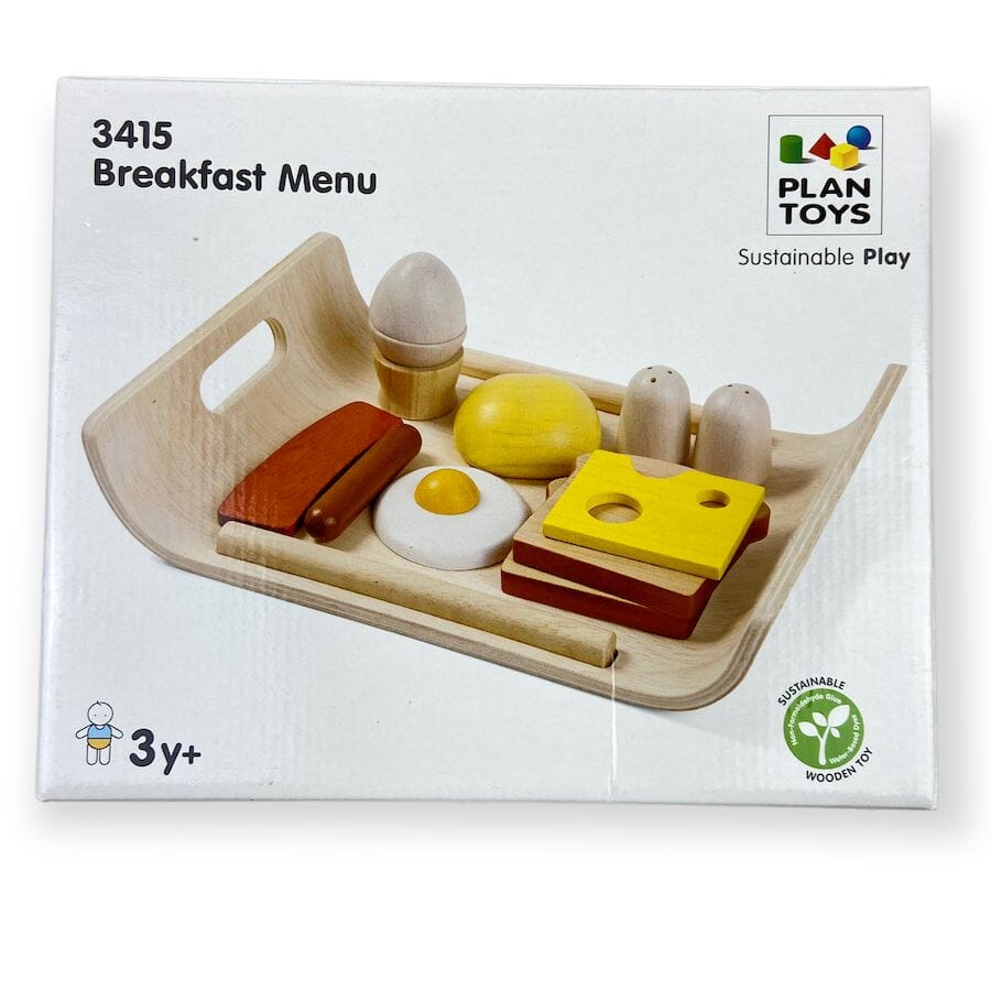 PlanToys Breakfast Menu Play Set Toy Kitchens & Play Food 