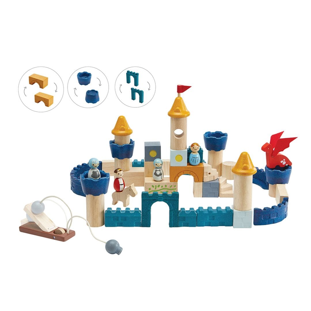 PlanToys USA - PlanToys Castle Blocks - Orchard