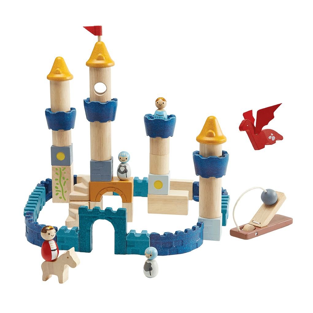 PlanToys USA - PlanToys Castle Blocks - Orchard
