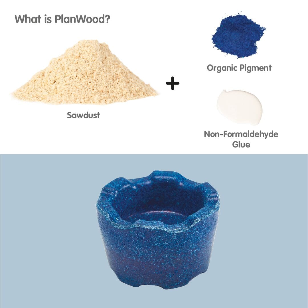 PlanToys USA - PlanToys Castle Blocks - Orchard