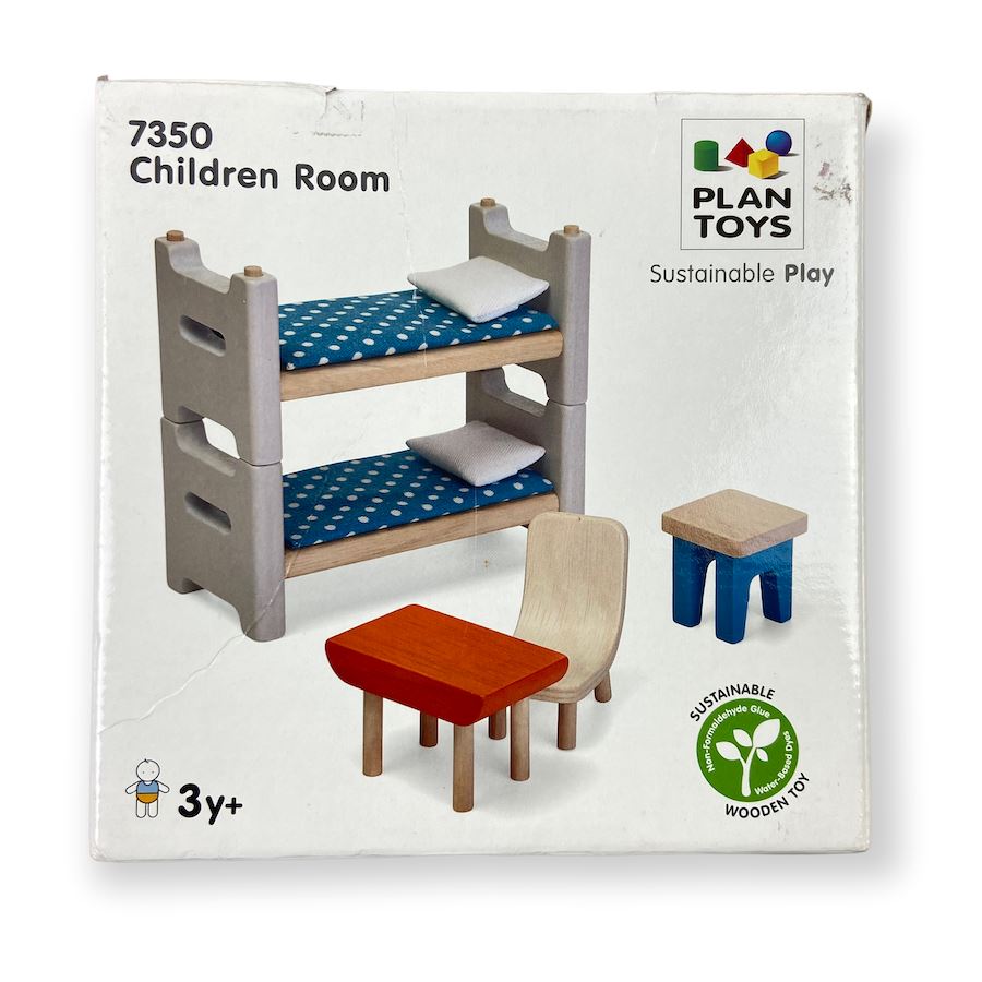 PlanToys - PlanToys Children's Room Dollhouse Furniture