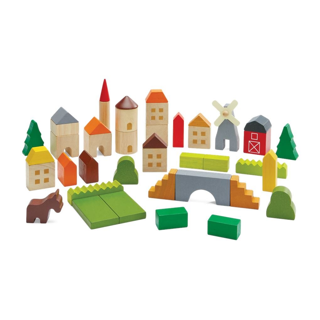 PlanToys - PlanToys Countryside Blocks - Open Box