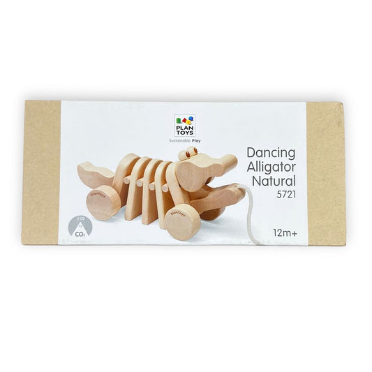 PlanToys Dancing Alligator - Natural 
