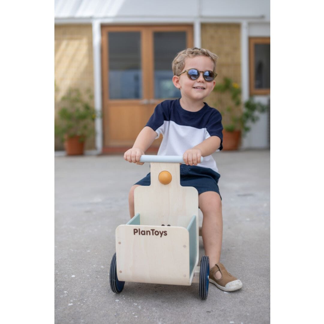 PlanToys USA - PlanToys Delivery Bike - Orchard