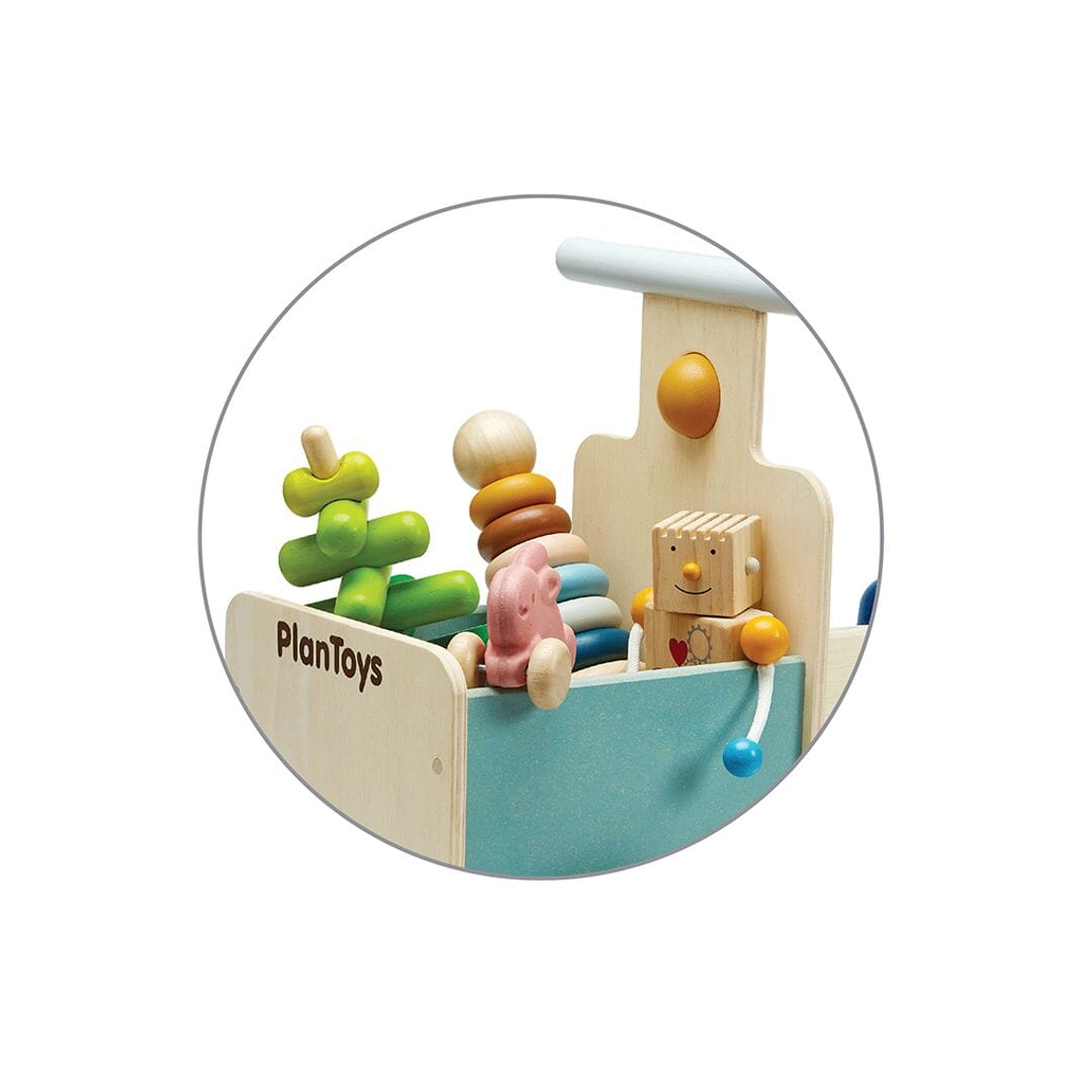 PlanToys USA - PlanToys Delivery Bike - Orchard