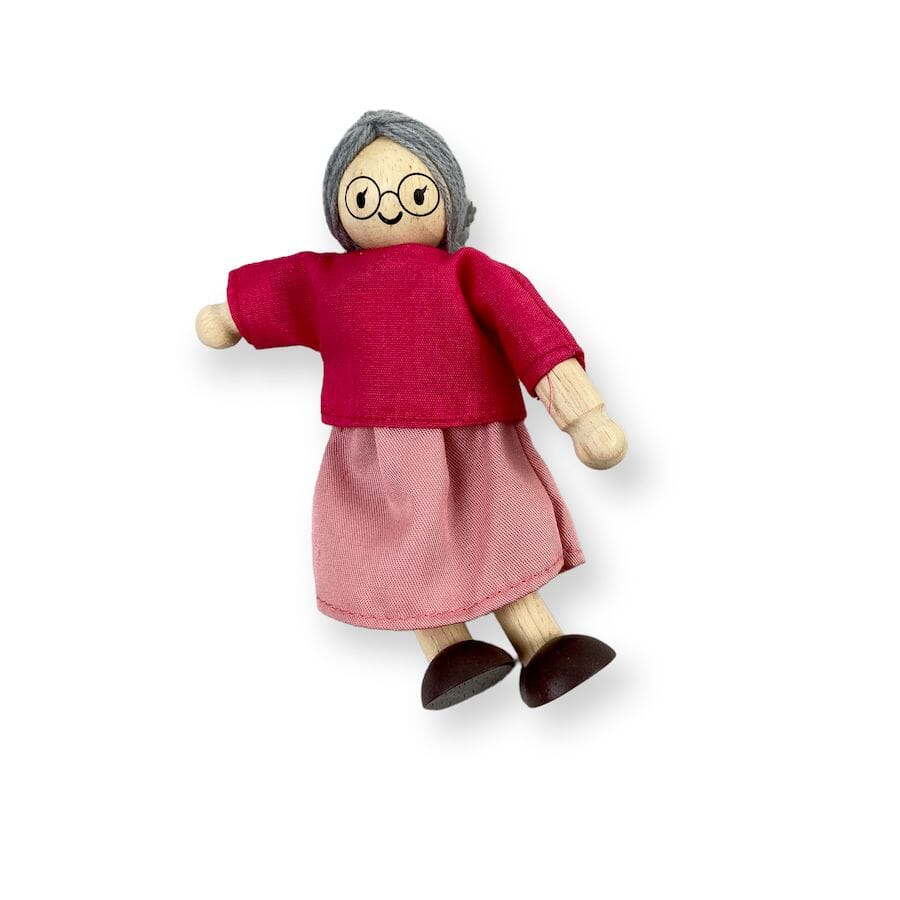 PlanToys Dollhouse Figure - Adult/Elder Dolls 