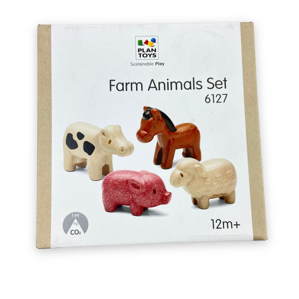 PlanToys Farm Animal Set Toys 