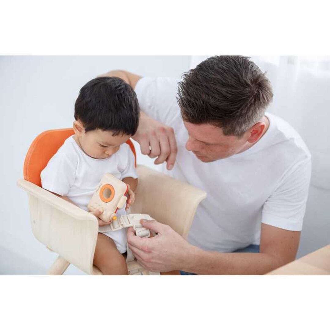 PlanToys USA - PlanToys High Chair - Orange