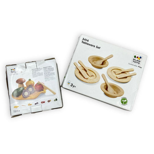 PlanToys Kitchen Play Bundle Toy Kitchens & Play Food