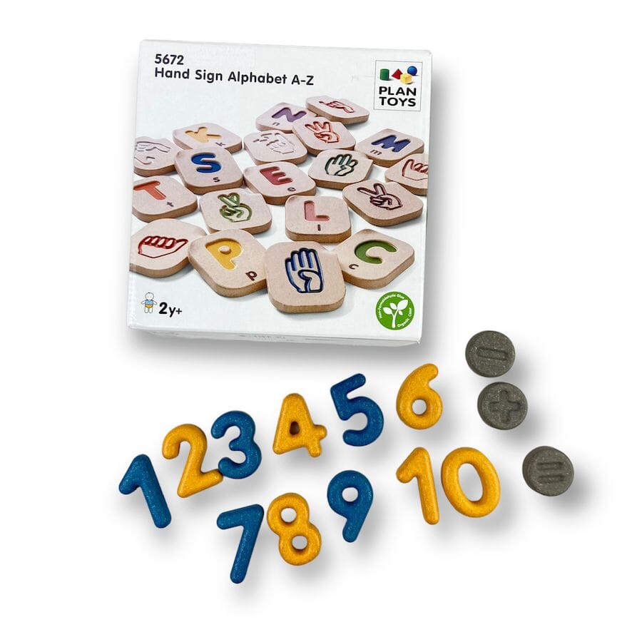 PlanToys - PlanToys Learning Bundle with Hand Sign Alphabet