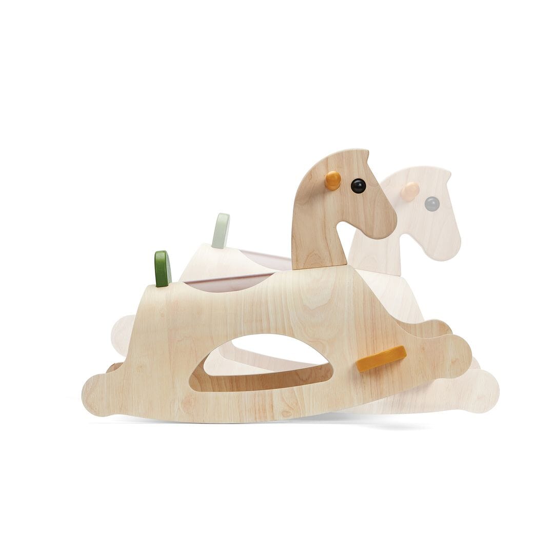 PlanToys USA - PlanToys Palomino Wooden Rocking Horse - Modern Rustic