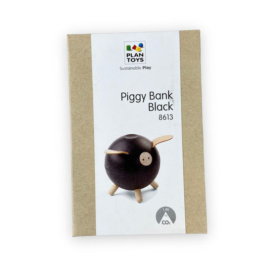 PlanToys Piggy Bank - Black 