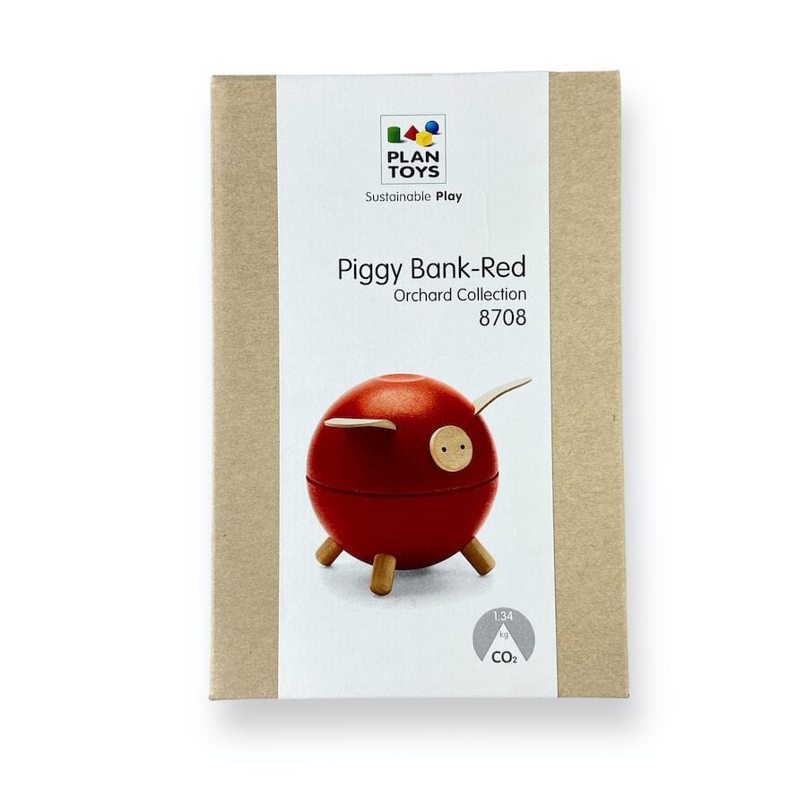 PlanToys Piggy Bank - Product packaging