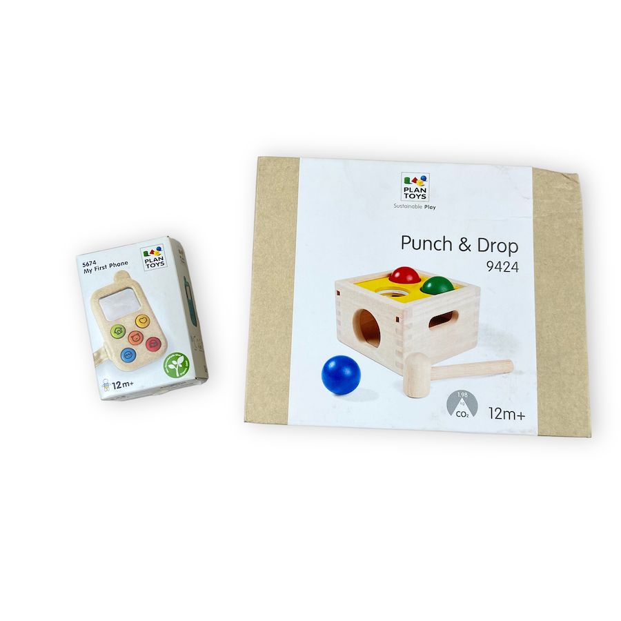 TOYCYCLE - PlanToys Punch & Drop Bundle