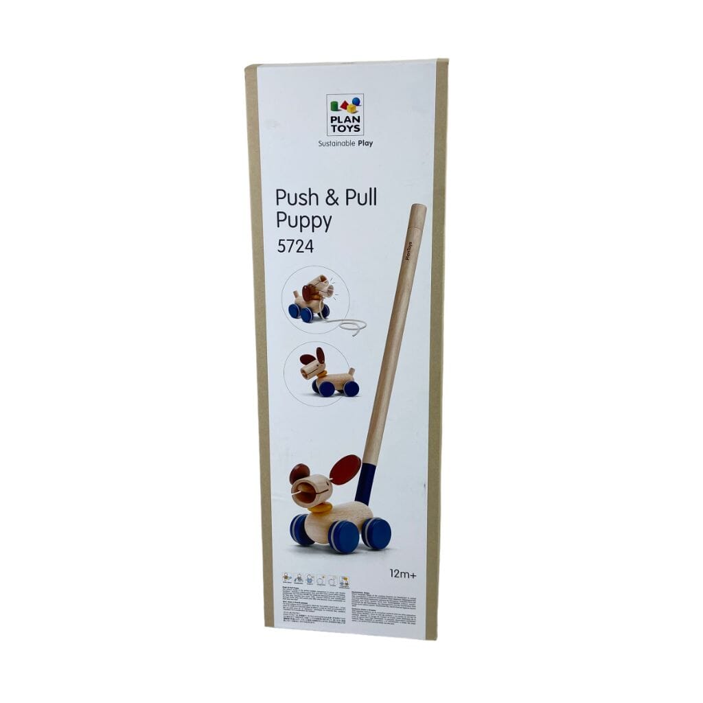PlanToys - PlanToys Push & Pull Puppy
