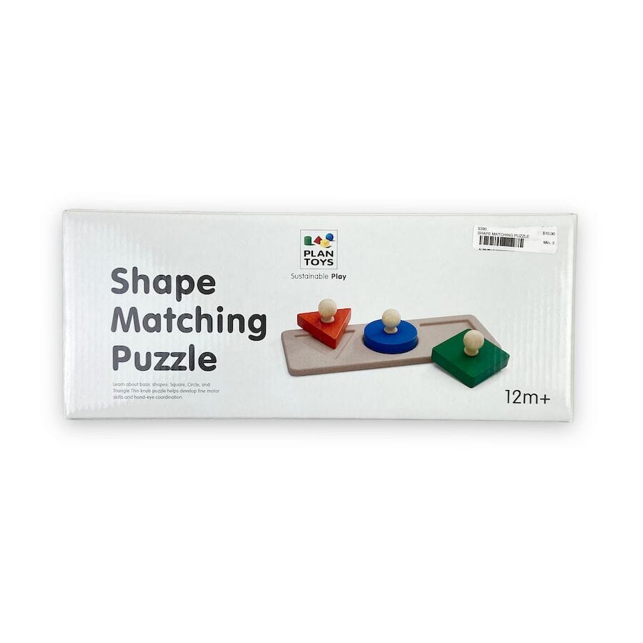 PlanToys Shape Matching Puzzle Toys 
