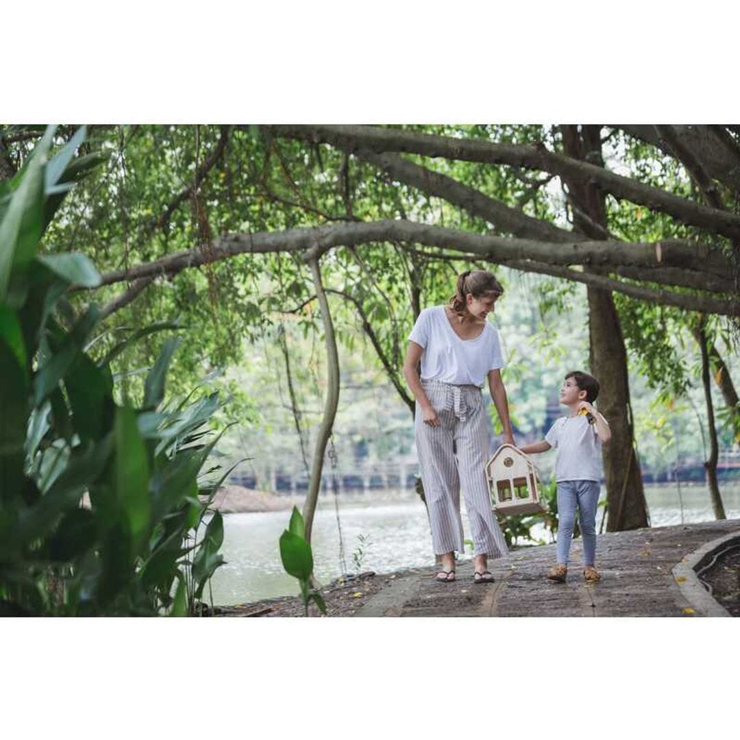 PlanToys USA - PlanToys Slide N Go Dollhouse and Furniture