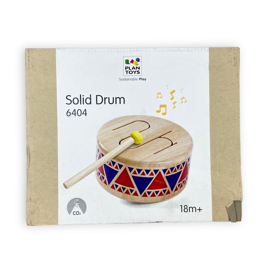 PlanToys Solid Drum Musical Toys