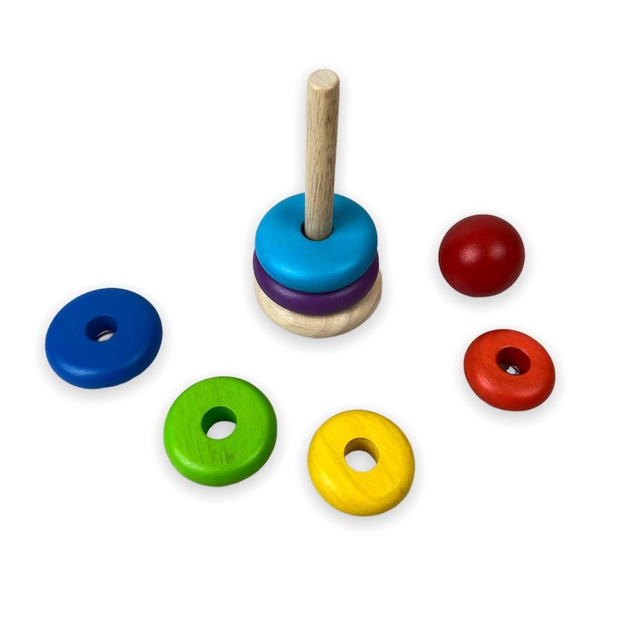 Stackign Ring Sort Game PlanToys Sorting and Stacking Ring – TOYCYCLE